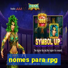 nomes para rpg